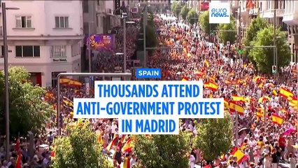 Mass opposition demonstration in Madrid: Feijóo demands fresh elections