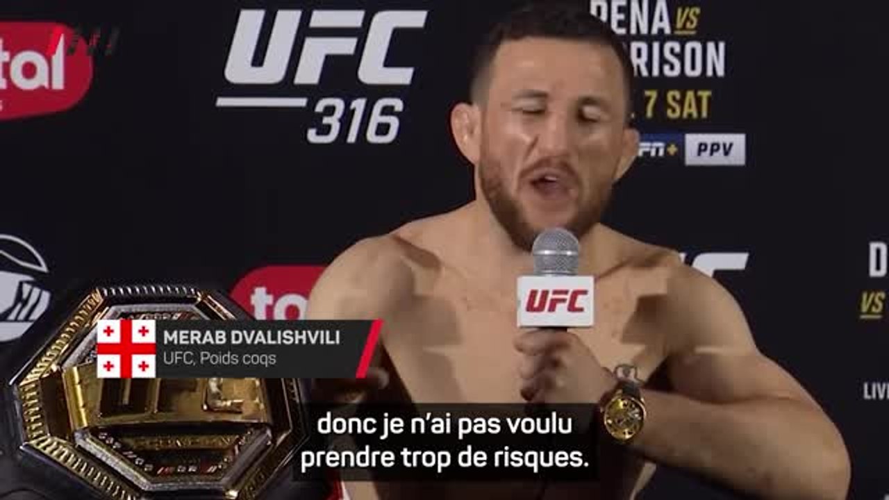 UFC 316 - Dvalishvili, une ceinture et un cadeau de mariage