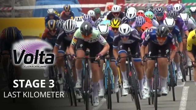 Cycling - Volta a Catalunya Femenina 2025 - Stage 3 Last Kilometer - Demi Vollering in her new lead-out role ?