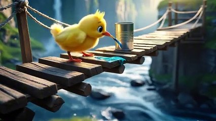 Chick_Yellow💛_saved_the_Baby_from_the_KingKong!_#chick_#baby_#short_#chickyellow(360p)