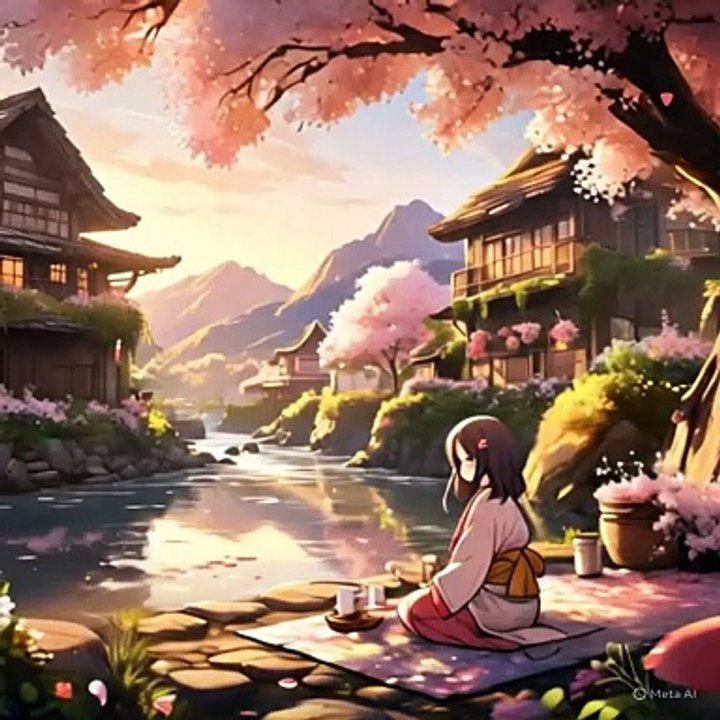 a_peaceful_anime_style_countryside_village_beside_a (1)