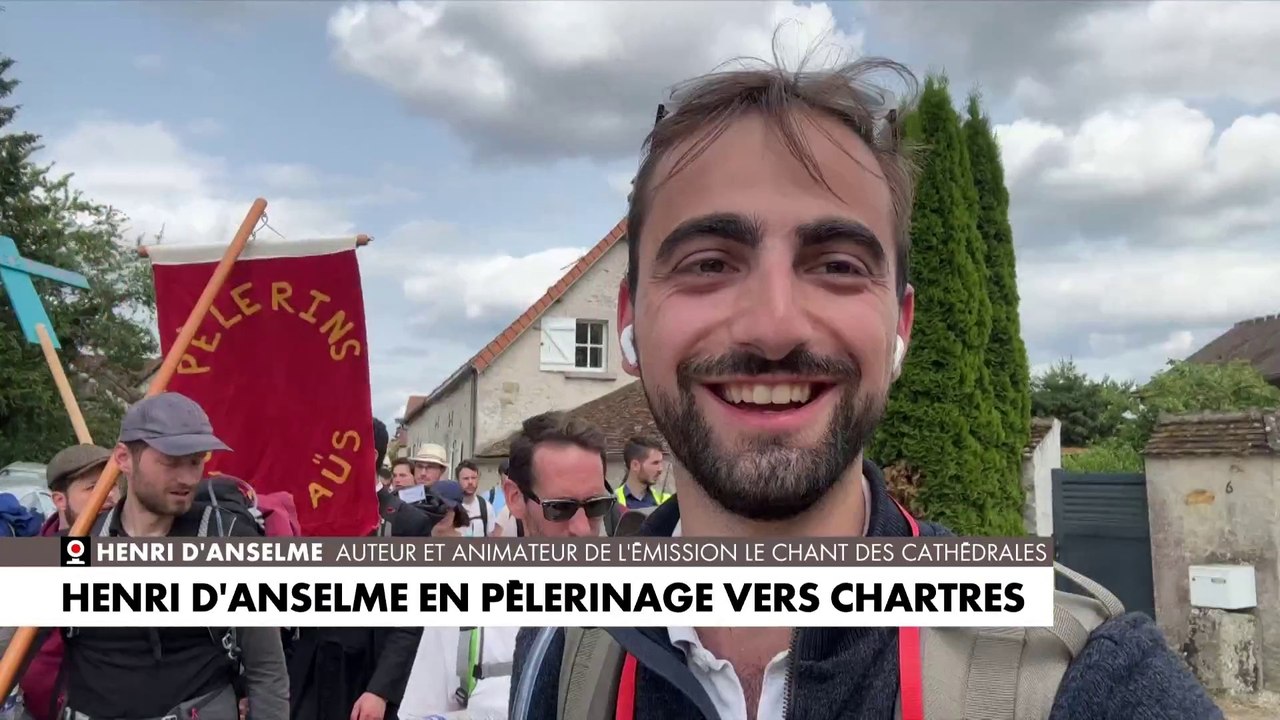 Le deuxième jour du pèlerinage vers Chartres raconté par Henri d'Anselme