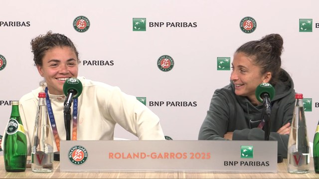 Roland-Garros 2025 - Jasmine Paolini et Sara Errani titrées : C'est chouette de quitter Paris avec le trophée