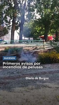 Primeros avisos a los Bomberos por incendios de pelusas en Burgos
