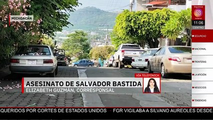 Bedolla informa avances: Salvador Bastida fue asesinado desde su propio vehículo