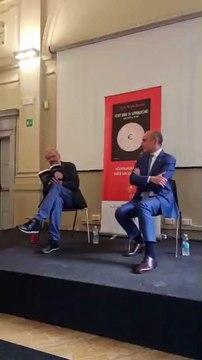 Morelli - Con Borghi Aquilini per presentare il suo libro vent'anni di sovranismo . (09.06.25)