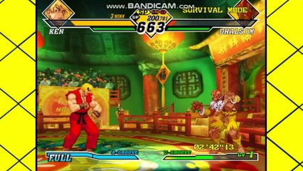 Capcom vs SNK 2 Ken Survivor Mode