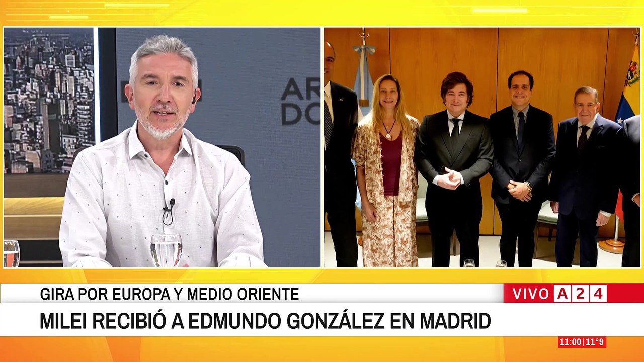 ️ GIRA DE JAVIER MILEI EN EUROPA: SE REUNIÓ CON EDMUNDO GONZÁLEZ EN ...