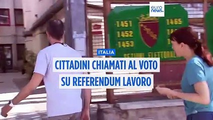 Referendum lavoro e cittadinanza: si vota domenica e lunedì