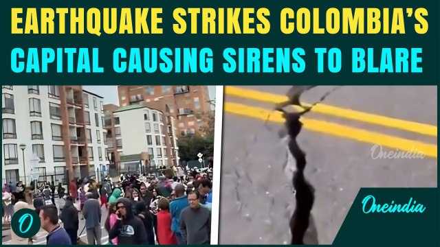 6.5 Magnitude Earthquake ROCKS Colombia as Sirens Blare in Bogota | Prez. Candidate Shot Same Day