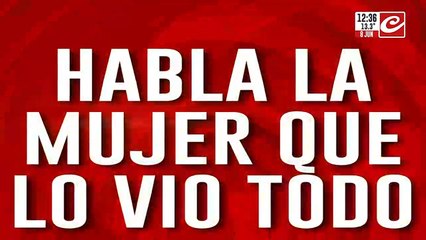 Balearon al "Perrito" Barrios: habla la testigo que vió todo
