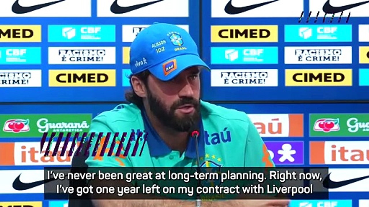 Alisson opens up about Liverpool future
