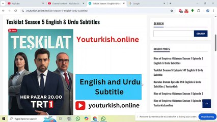 Teskilat Season 5 Episode 147 | English & Urdu Subtitles | YouTurkish.online