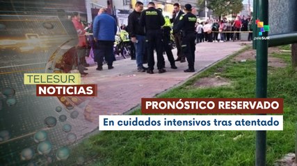 Precandidato presidencial de Colombia continúa en condición crítica