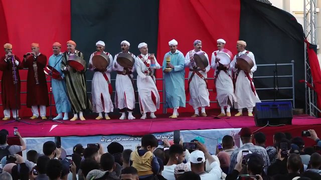 نجوم الحياينة تيسة مع الشيخ احمد الخياطي في مهرجان العيطة الجبلية 2025 noujoum hyayna