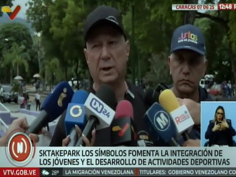 Caracas | Autoridades nacionales recuperan espacios para la recreación y la actividad deportiva