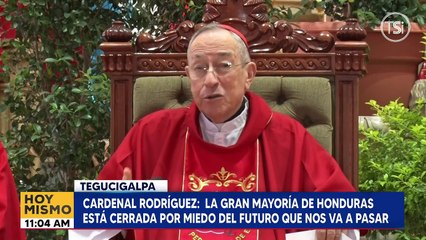 Cardenal Rodríguez pide a políticos no repetir modelos de países fracasados