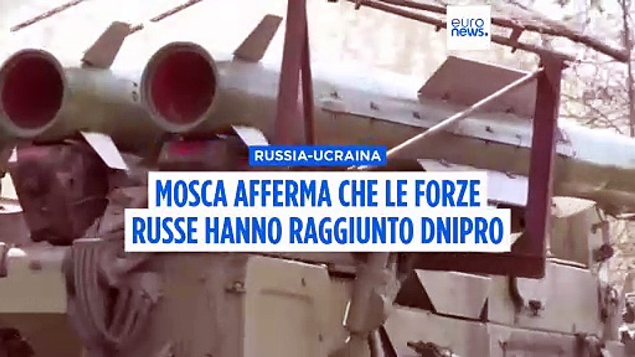 Ucraina, le forze russe hanno raggiunto la regione di Dnipropetrovsk per la prima volta, Kiev nega