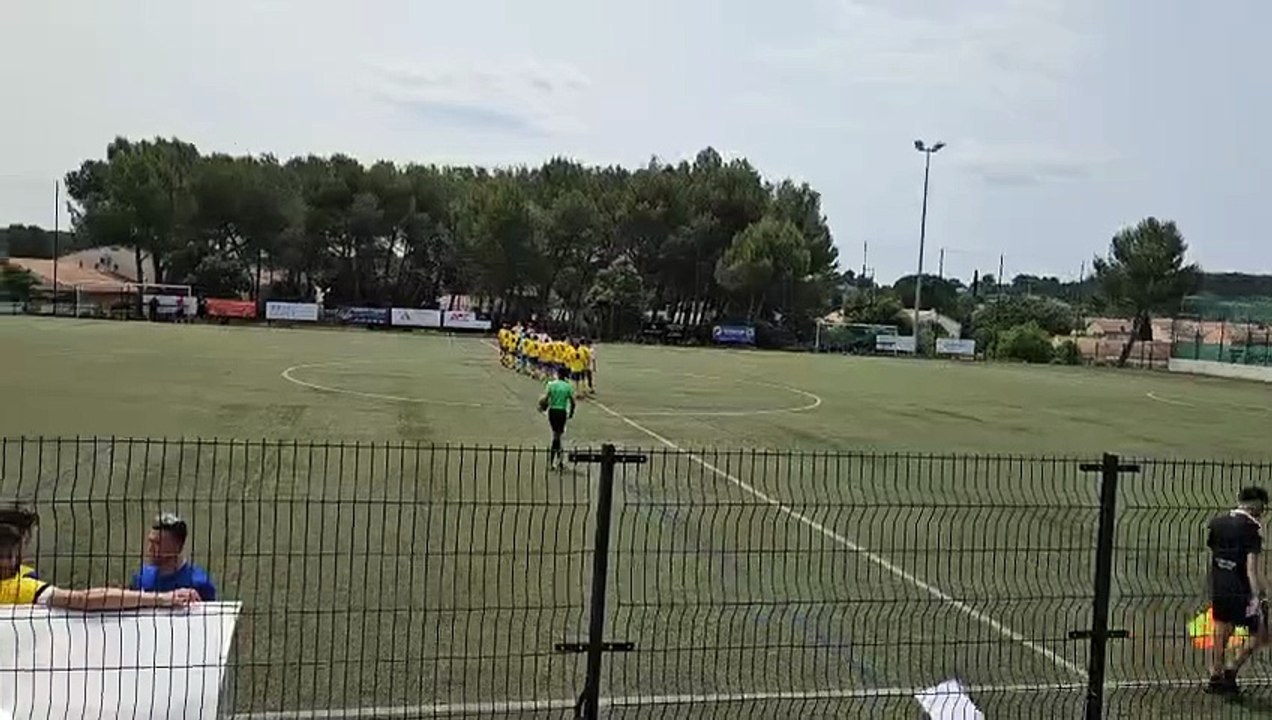 But des U15 B au tournoi de Jacou Clapiers dans l'Herault