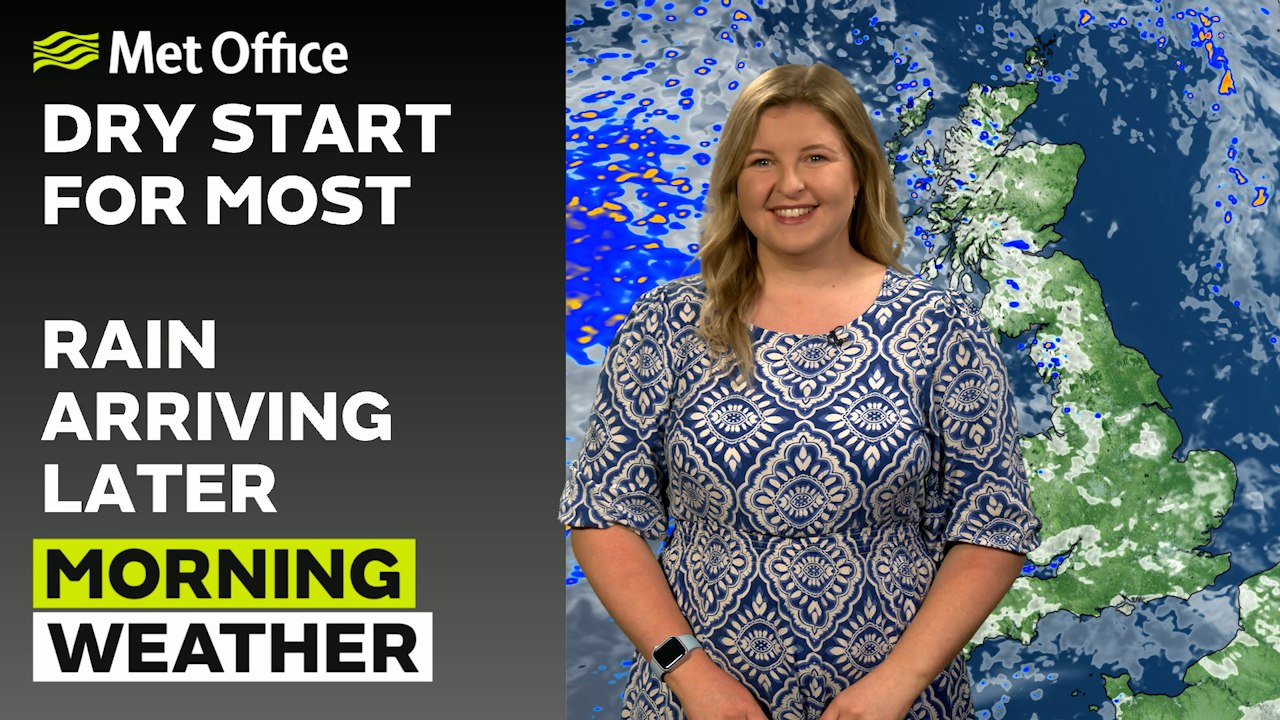 Met Office Morning Weather Forecast 09/06/2025 - Dry and bright for many