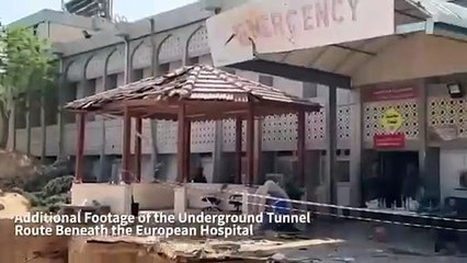 Israel mostra túnel sob hospital onde diz ter sido morto líder do Hamas
