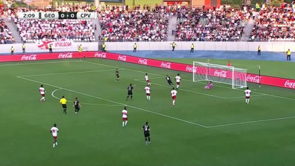 Le résumé de Géorgie - Cap Vert - Foot - Amical