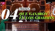 Frases que ganaron en los Grammy