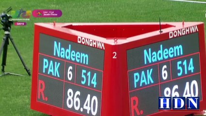 Arshad Nadeem wins gold at Asian Athletics Championship