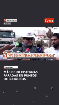 MÁS DE 80 CISTERNAS PARADAS EN PUNTOS DE BLOQUEO