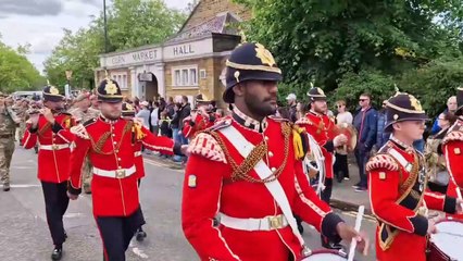 Kettering parade Royal Anglian Freedom