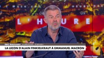 Emmanuel Macron nie la culture française, selon Eric Naulleau