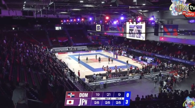 Reacciones de la capitana de las Reinas del Caribe Niverka Marte, luego de la derrota ante Japón en la Liga de Naciones de voleibol