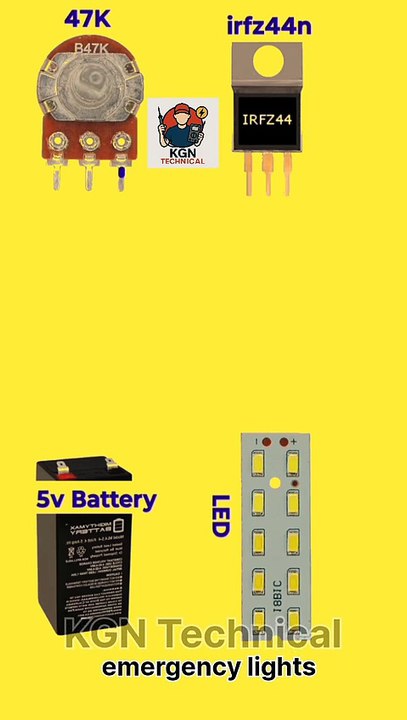 Led bulb brightness control  emergency light regulator circuit 47k_protenciometer led bulb  diagram shorts project   ____     #circuitdiagram #electronicprojects  #electroniccircuit  #electronic  #circuitdiagram  #short