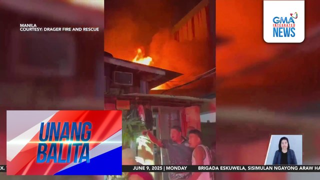 Dalawang bahay sa Brgy. 392 sa Quiapo, nasunog | Unang Balita
