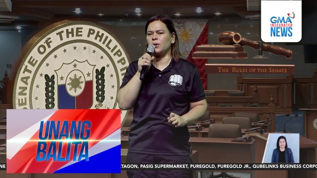 Draft schedule ng impeachment trial ni VP Sara Duterte mula June 11-30, mungkahi ni Sen. Francis Tolentino | Unang Balita