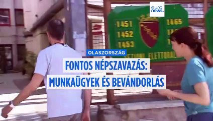 Olasz népszavazás a munkaügyi reformokról és az állampolgárság megszerzésének felgyorsításáról