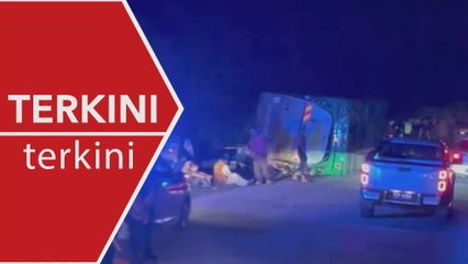 [TERKINI] UPSI Berduka: Kemas kini kemalangan bas bawa penuntut UPSI