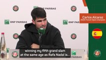 'It's destiny' - Alcaraz reacts to matching Nadal grand slam stat