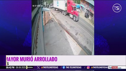 Adulto mayor murió arrollado por una rastra en Omoa, Cortés