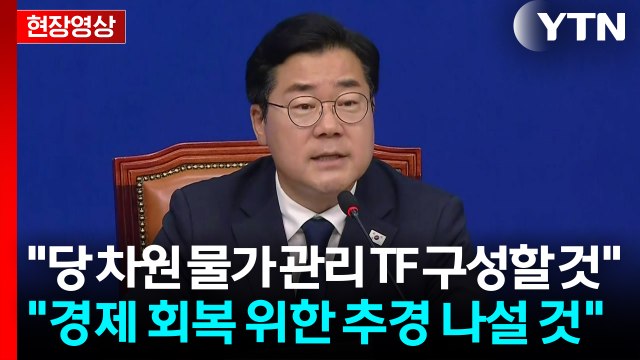 [현장영상+] 민주당 최고위원회의... 당 차원 물가 관리 TF 구성할 것 / YTN