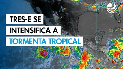 Cosme: Se intensifica a tormenta tropical la depresión tropical Tres-E en el Pacífico mexicano