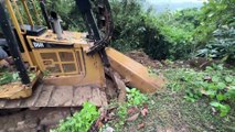Opening a New Route with the D6R XL Bulldozer in Steep Areas