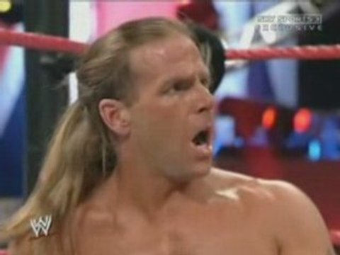 John Cena vs. Shawn Michaels, WM23 Rematch, RAW, Part 1.