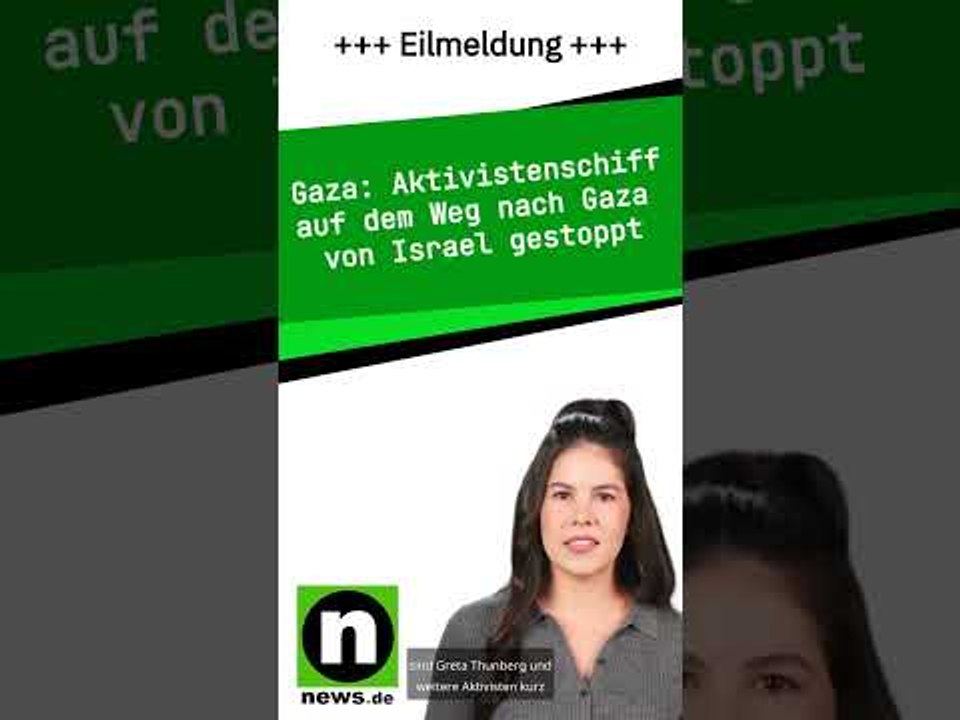 Aktivistenschiff auf dem Weg nach Gaza von Israel gestoppt