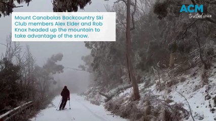 Mount Canobolas transforms into snow resort