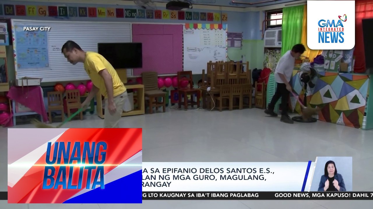 Brigada eskuwela sa Epifanio Delos Santos E.S.,...