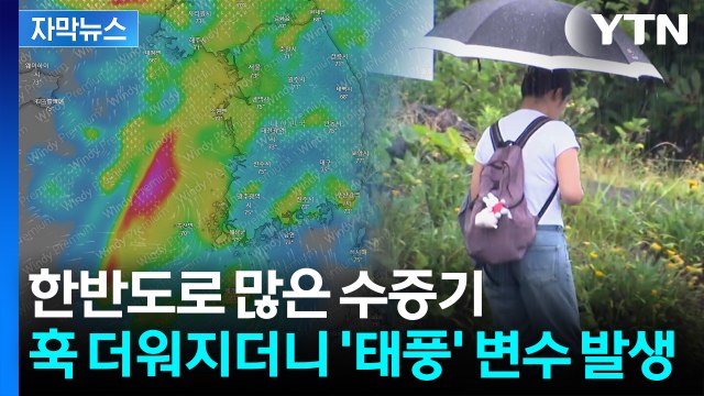 [자막뉴스] 日·中 남부는 일찍 장마 시작...한국은 '1호 태풍' 변수 / YTN