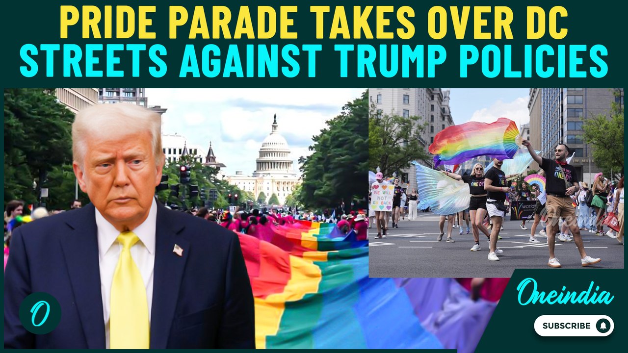 'We're Not Going Anywhere' Pride March Takes Over DC Streets Amid Trump’s Rollback On LGBTQ+ Rights