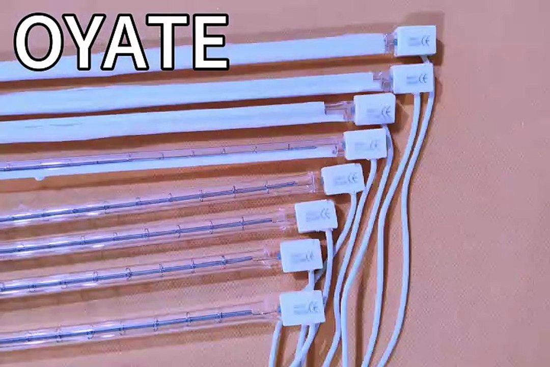 High quality 380mm 400v 2500w 3000w Quartz halogen heat lamp VK15 eco lamps for PET blowing machine