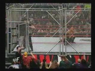 The Rock Vs Stone Cold  Steel cage
